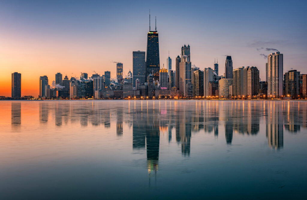 The best skyline in the world, The Chicago Illinois skyline Illinois cityscape
